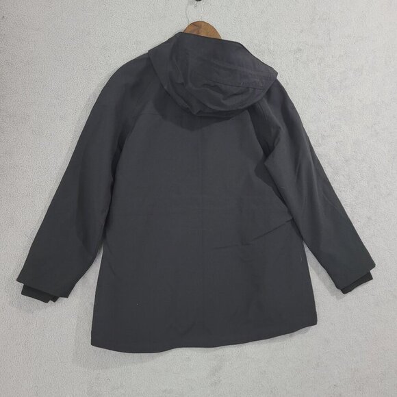 NEW Pendleton Womens S Black Hooded Parka Windbreaker Coat - Picture 2 of 11